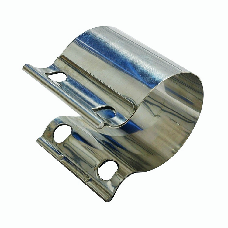 2.75" 2 3/4" Stainless Steel Butt Joint Band Exhaust Clamp Sleeve Coupler T304