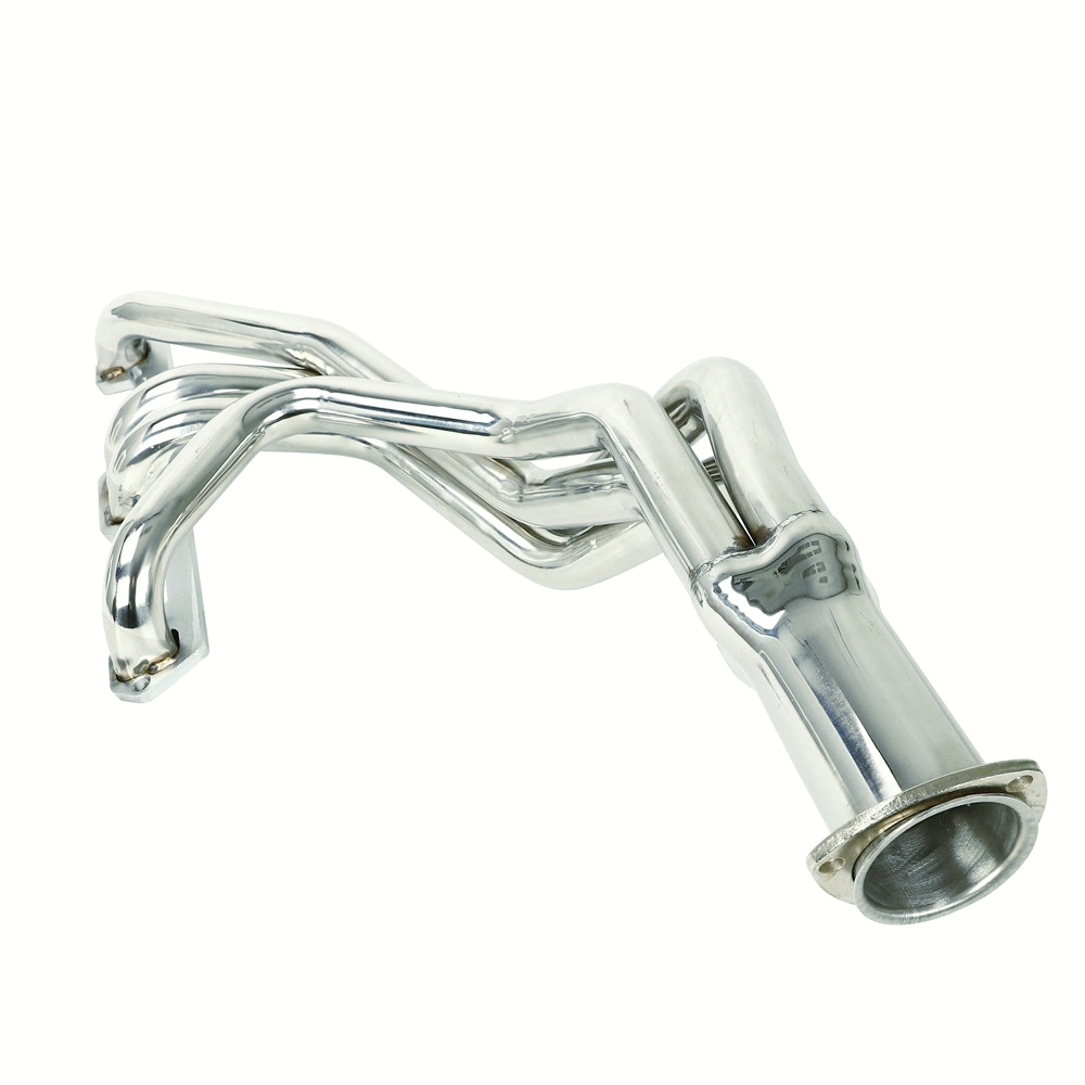 For 72-91 1972-1991 Dodge Pair 4-1 Long Tube Exhaust Header Manifold + Collector Header Exhaust