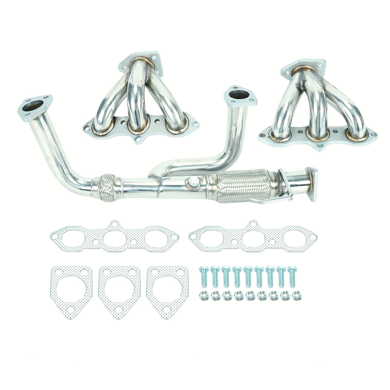 Auto Stainless Steel Exhaust Header Manifold Fits Accord 9802 3.0L